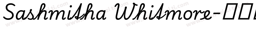 Sashmitha Whitmore字体转换
